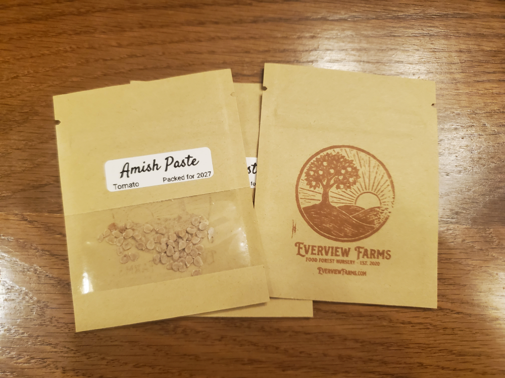 Seeds for sale at Everview Farms Nursery